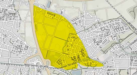 Immobilienpreisekarte Neuss Furth Nord